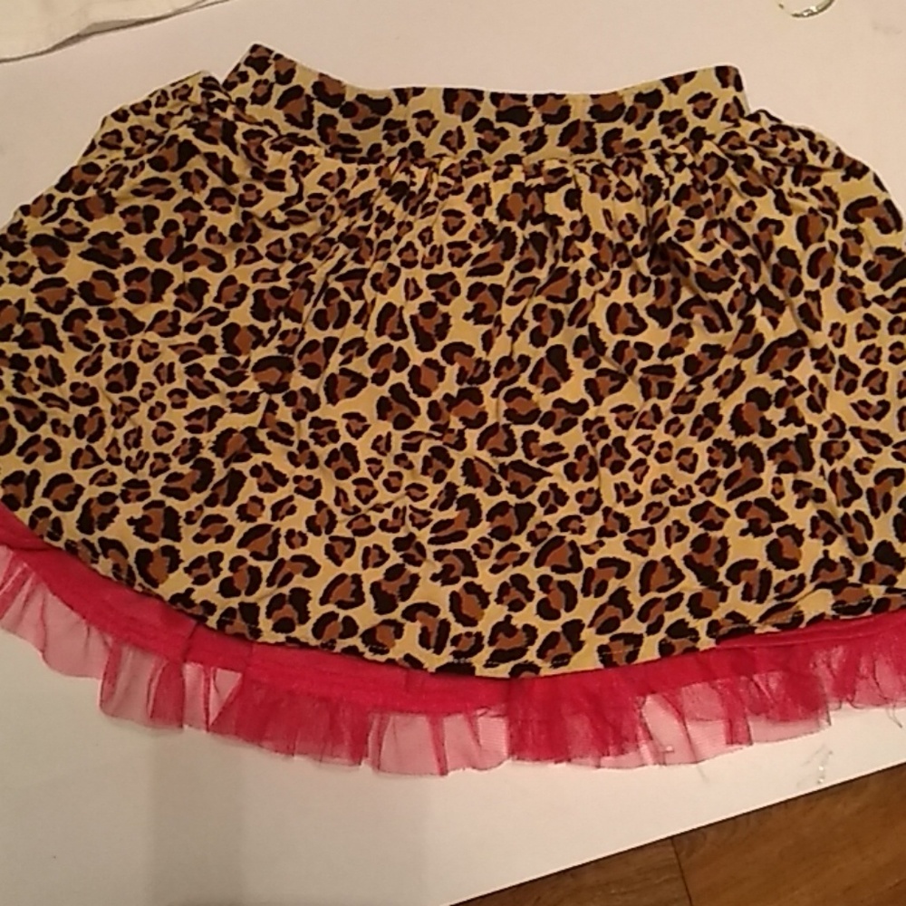Cheetah print skirt